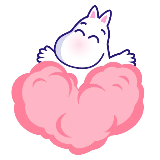 ❤️ Стикер «Moomin» для Telegram