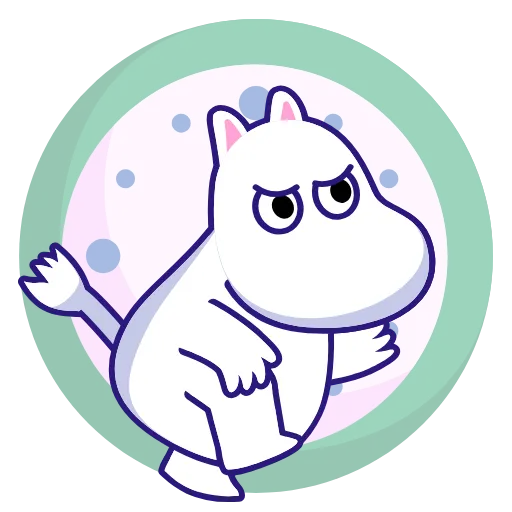 🏃 Стикер «Moomin» для Telegram