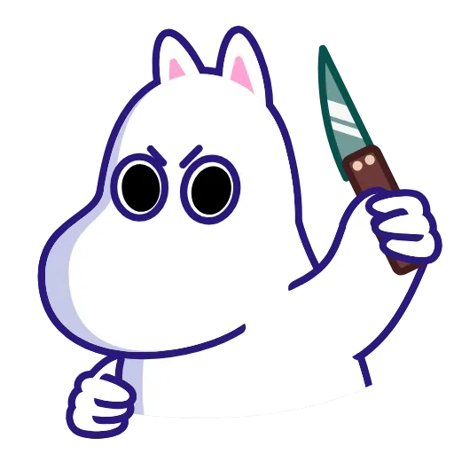 🔪 Стикер «Moomin» для Telegram