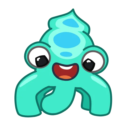 🍆 Стикер «Cuddlefish» для Telegram