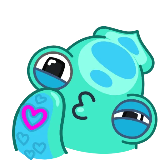 😘 Стикер «Cuddlefish» для Telegram