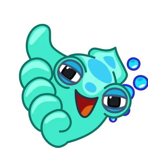 👍 Стикер «Cuddlefish» для Telegram