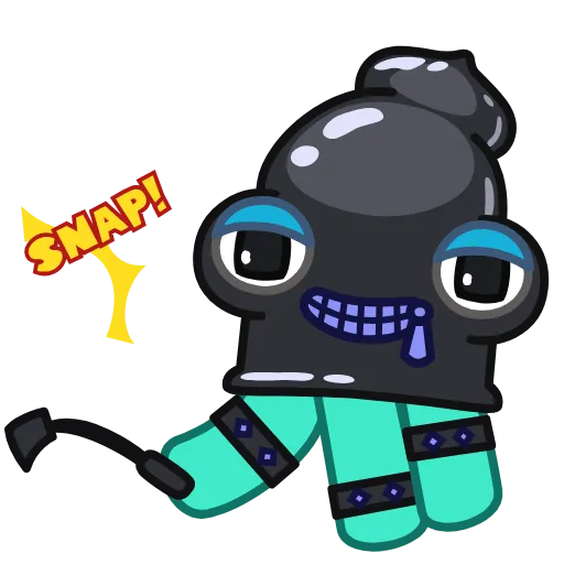 🤐 Стикер «Cuddlefish» для Telegram