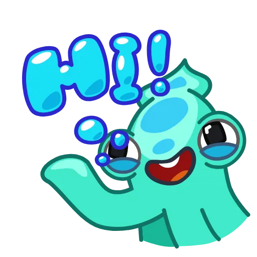 👋 Стикер «Cuddlefish» для Telegram