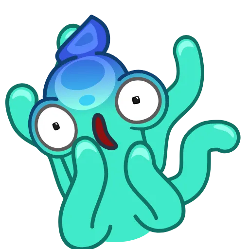 😨 Стикер «Cuddlefish» для Telegram
