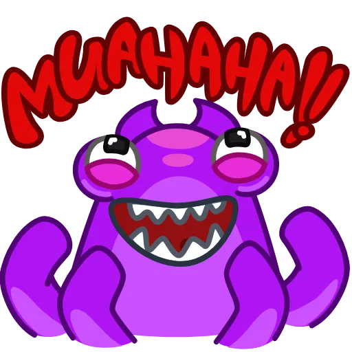 😈 Стикер «Cuddlefish» для Telegram