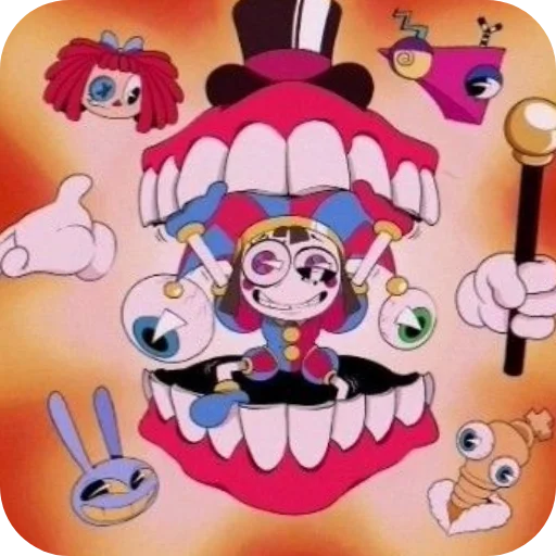 👄 Стикер «Digital Circus» для Telegram