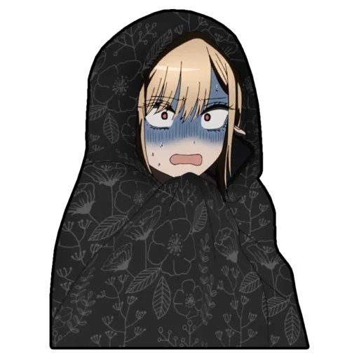 😨 Стикер «The dress-up doll that fell in love» для Telegram