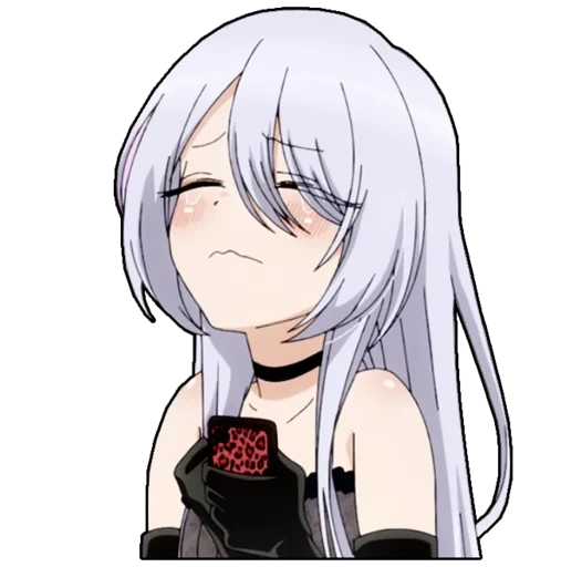 🥺 Стикер «The dress-up doll that fell in love» для Telegram