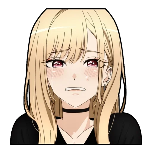 😭 Стикер «The dress-up doll that fell in love» для Telegram