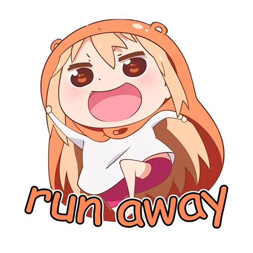 🏃‍♀️ Стикер «Umaru» для Telegram