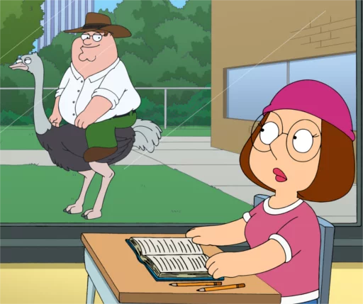 👀 Стикер «The Family Guy» для Telegram