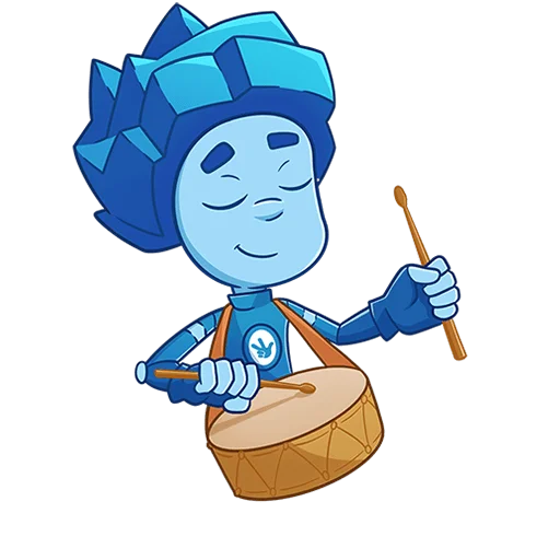 🥁 Стикер «Фиксики Без Текста» для Telegram