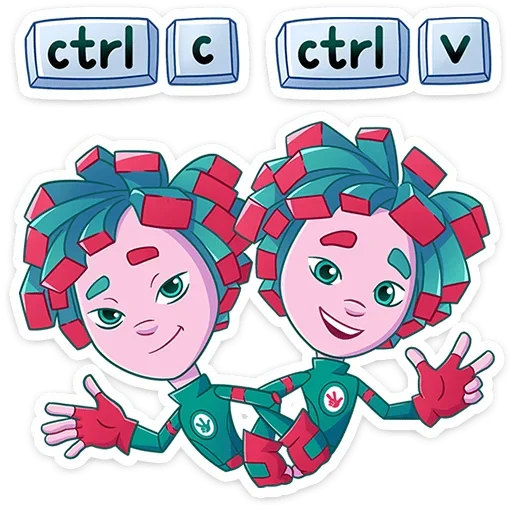 ♊️ Стикер «Фиксики» для Telegram