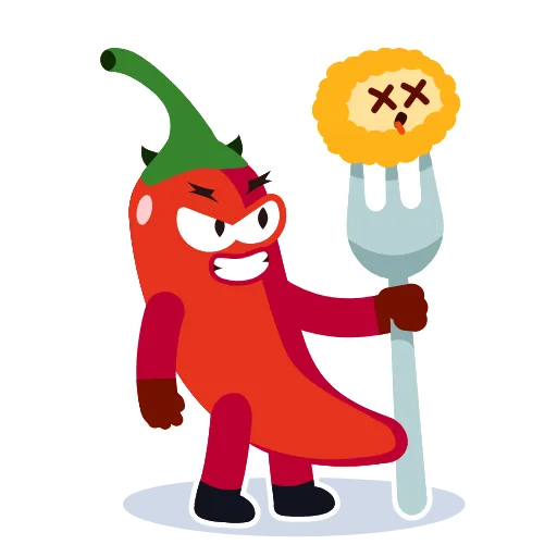 😈 Стикер «The Foods» для Telegram