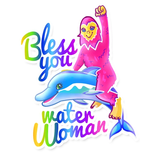 🐬 Стикер «The F Plus» для Telegram