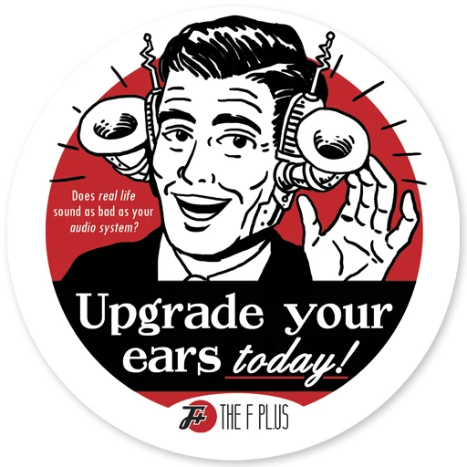 👂 Стикер «The F Plus» для Telegram