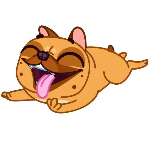 Стикерпак Harry The Frenchie для Telegram