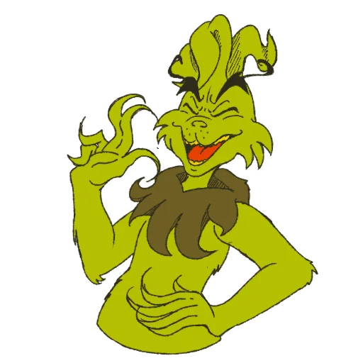 Стикерпак The Grinch by для Telegram