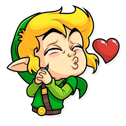 😘 Стикер «The Hero of Hyrule» для Telegram