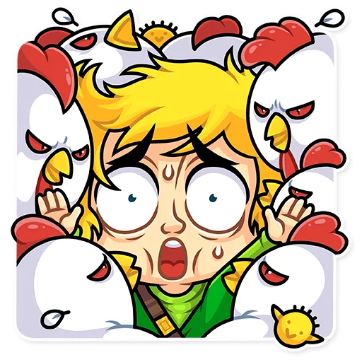 😨 Стикер «The Hero of Hyrule» для Telegram