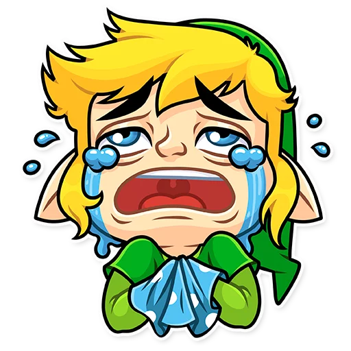 😭 Стикер «The Hero of Hyrule» для Telegram