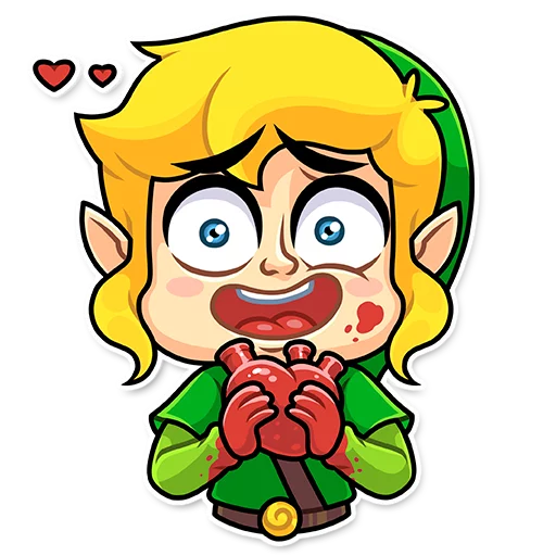 😳 Стикер «The Hero of Hyrule» для Telegram