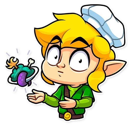 😐 Стикер «The Hero of Hyrule» для Telegram