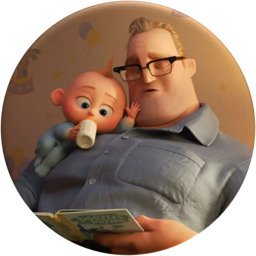 😴 Стикер «The Incredibles» для Telegram