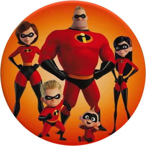 Стикерпак The Incredibles для Telegram