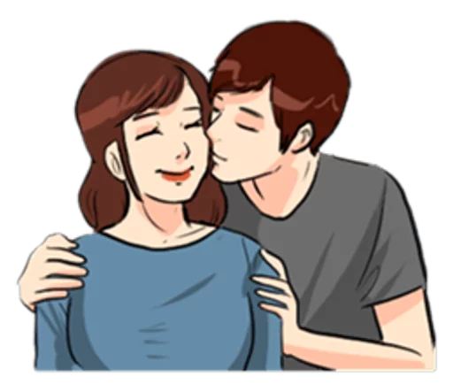 💏 Стикер «The Kissing» для Telegram
