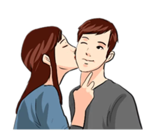 💏 Стикер «The Kissing» для Telegram