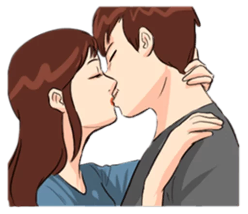 💏 Стикер «The Kissing» для Telegram