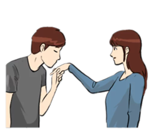 💑 Стикер «The Kissing» для Telegram