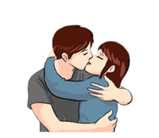 💏 Стикер «The Kissing» для Telegram