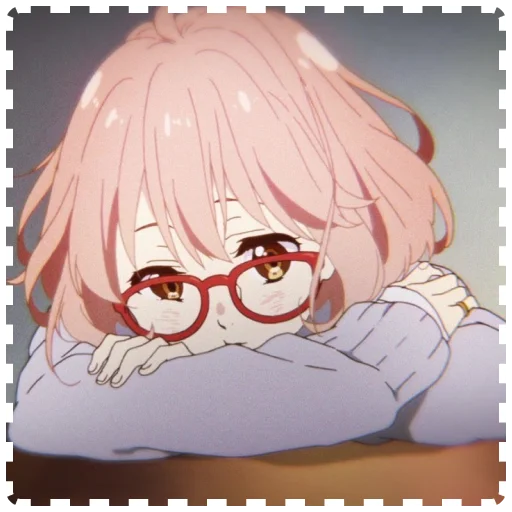 Стикерпак Kuriyama Mirai для Telegram