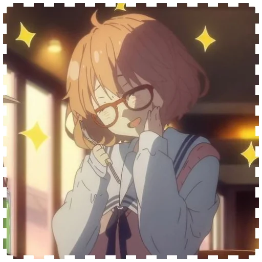 😊 Стикер «Kuriyama Mirai» для Telegram