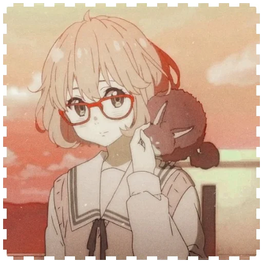 😺 Стикер «Kuriyama Mirai» для Telegram