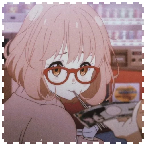 👀 Стикер «Kuriyama Mirai» для Telegram