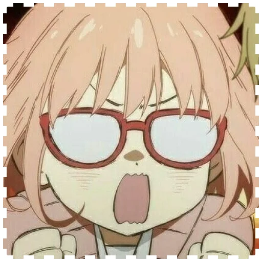 😡 Стикер «Kuriyama Mirai» для Telegram