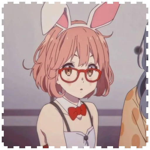 🐇 Стикер «Kuriyama Mirai» для Telegram