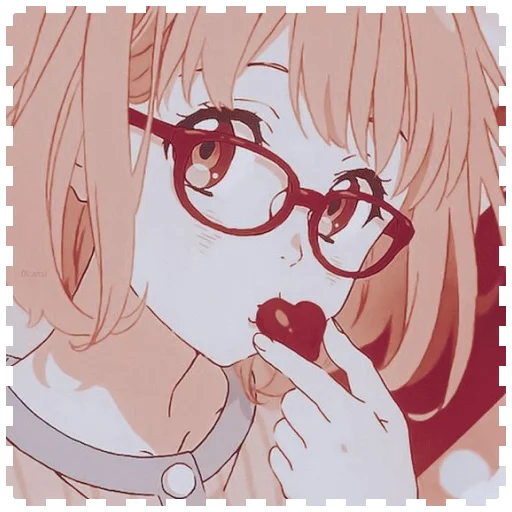 🍒 Стикер «Kuriyama Mirai» для Telegram