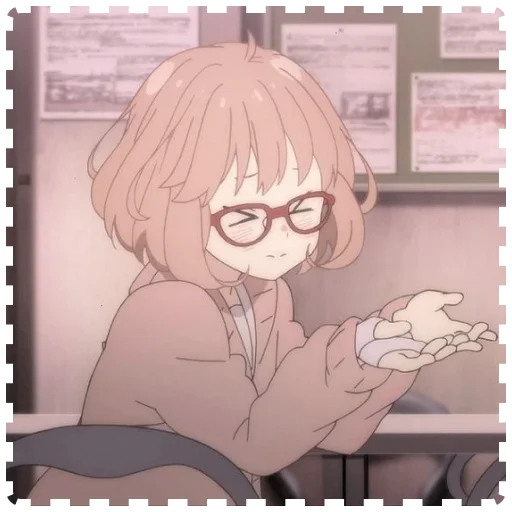 🥺 Стикер «Kuriyama Mirai» для Telegram