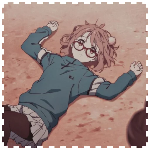👓 Стикер «Kuriyama Mirai» для Telegram