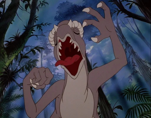 🧟‍♀️ Стикер «The Land Before Time» для Telegram