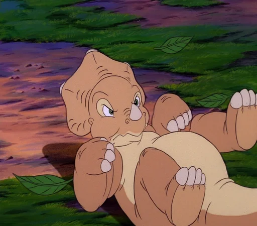 😠 Стикер «The Land Before Time» для Telegram