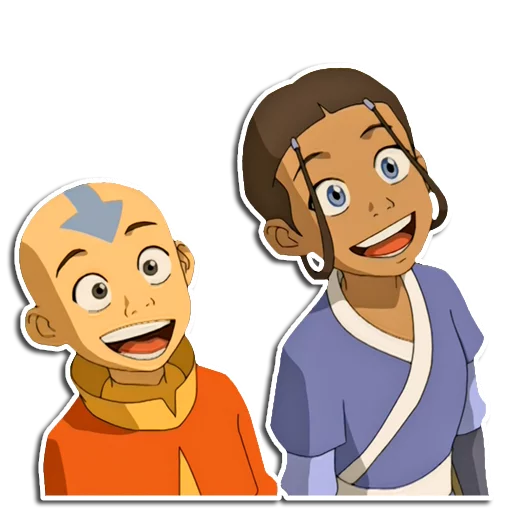 Стикерпак Avatar The last airbender для Telegram