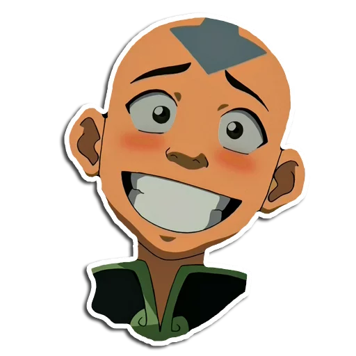 😖 Стикер «Avatar The last airbender» для Telegram