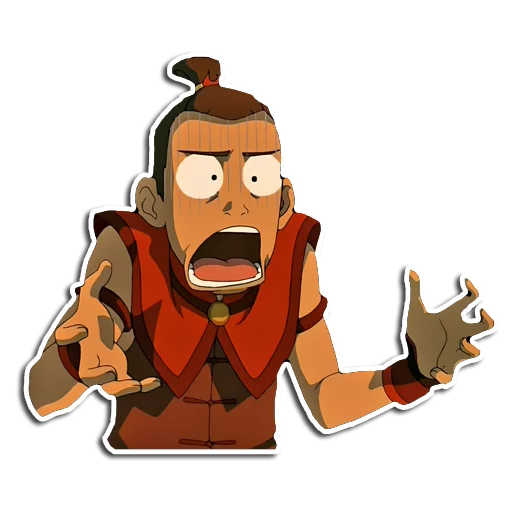 😫 Стикер «Avatar The last airbender» для Telegram