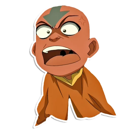 😡 Стикер «Avatar The last airbender» для Telegram